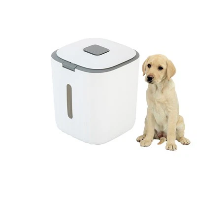 Séala cruthúnas taise aerdhíonach le coimeádán stórála bia tirim bruscair peataí