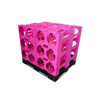 Raca Uisce Buidéil Plaisteacha Stackable